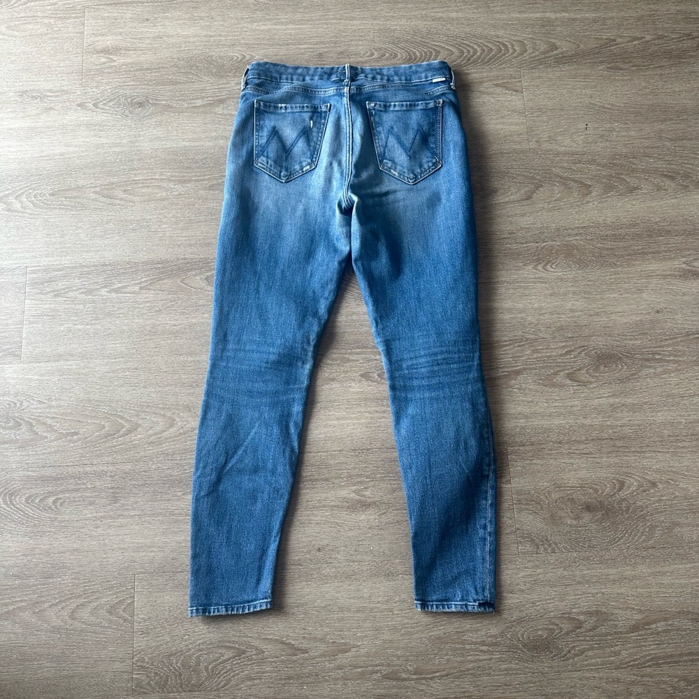 MOTHER The Looker High Rise Skinny Denim Jeans in Where Is My Mind - Picture 4 of 7